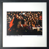 Framed, signed and titled 8x10 archival print of Mick Jagger onstage at Altamont  (One only)